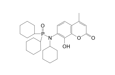7-[cyclohexyl(dicyclohexylphosphoryl)amino]-4-methyl-8-oxidanyl-chromen-2-one