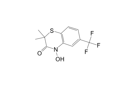 2H-1,4-Benzothiazin-3(4H)-one, 4-hydroxy-2,2-dimethyl-6-(trifluoromethyl)-