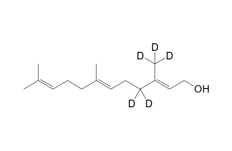 (2E,6E)-(4,4,15,15,15-(2)H5)farnesol