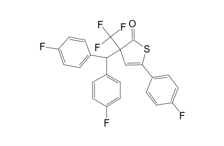 3-(4,4'-DIFLUOROBENZHYDRYL)-5-(4-FLUOROPHENYL)-3-TRIFLUOROMETHYL-2(3H)-THIOPHENE