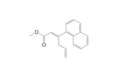 (E)-methyl 3-(1-naphthyl)-2,5-hexadienoate