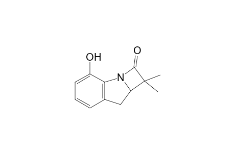 1,1-dimethyl-4-oxidanyl-8,8a-dihydroazeto[1,2-a]indol-2-one