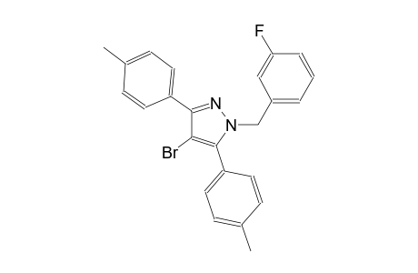 4-bromo-1-(3-fluorobenzyl)-3,5-bis(4-methylphenyl)-1H-pyrazole