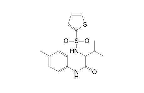 3-methyl-N-(4-methylphenyl)-2-[(2-thienylsulfonyl)amino]butanamide