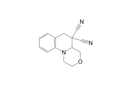 2,4,4a,6-tetrahydro-1H-[1,4]oxazino[4,3-a]quinoline-5,5-dicarbonitrile