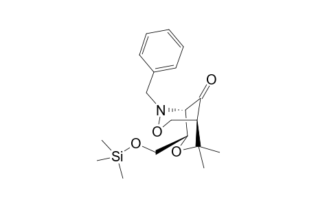 (1S,5R,8S)-2-Benzyl-6,6-dimethyl-8-(trimethylsiloxy)methyl-3,7-dioxa-2-azabicyclo[3.3.1]nonan-9-one