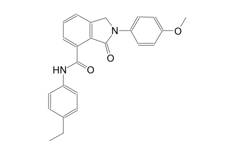 N-(4-ethylphenyl)-2-(4-methoxyphenyl)-3-oxo-4-isoindolinecarboxamide
