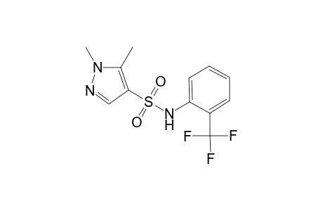 1,5-Dimethyl-N-[2-(trifluoromethyl)phenyl]-1H-pyrazole-4-sulfonamide