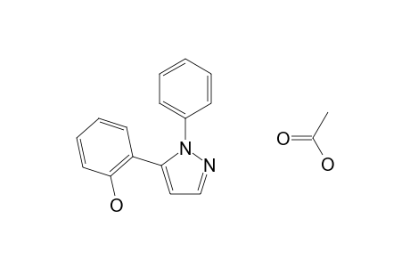 5-(2-Hydroxyphenyl)-1-phenylpyrazole acetate