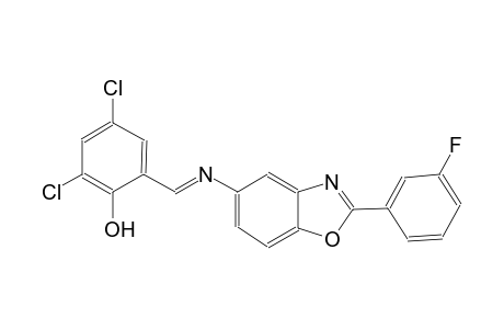 phenol, 2,4-dichloro-6-[(E)-[[2-(3-fluorophenyl)-5-benzoxazolyl]imino]methyl]-