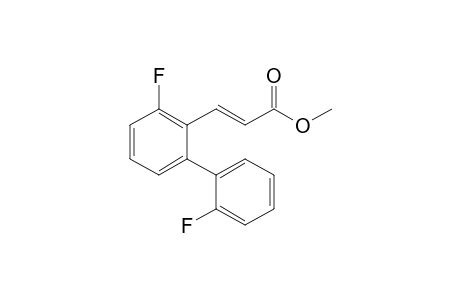 3-[6'-Fluoro-2'-(2"-fluorophenyl)phenyl]propenoic acid methyl ester