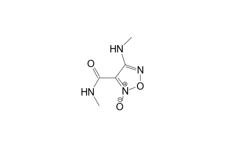 N-methyl-4-(methylamino)-2-oxidanidyl-1,2,5-oxadiazol-2-ium-3-carboxamide