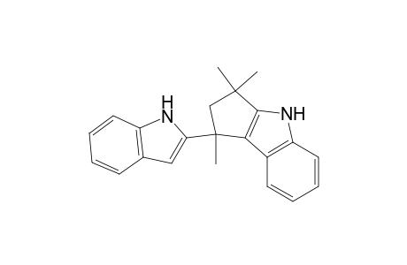Cyclopent[b]indole, 1,2,3,4-tetrahydro-1-(1H-indol-2-yl)-1,3,3-trimethyl-, (.+-.)-