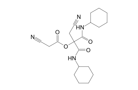 2-Cyanoacetoxy-2-cyanomethyl-N,N'-dicyclohexylmalondiamide
