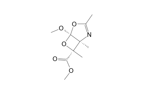 5-METHOXY-1,3,7-TRIMETHYL-4,6-DIOXA-2-AZABICYCLO-[3.2.0]-HEPT-2-ENE-7-CARBOXYLIC-ACID-METHYLESTER