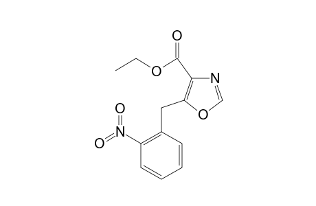 5-(2-nitrobenzyl)oxazole-4-carboxylic acid ethyl ester