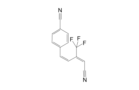 (2E,4Z)-5-(4-Cyanophenyl)-3-(trifluoromethyl)penta-2,4-dienenitrile