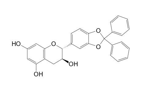 (2R,3S)-2-(2,2-diphenyl-1,3-benzodioxol-5-yl)-3,4-dihydro-2H-1-benzopyran-3,5,7-triol