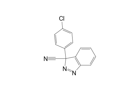 3H-Indazole-3-carbonitrile, 3-(4-chlorophenyl)-