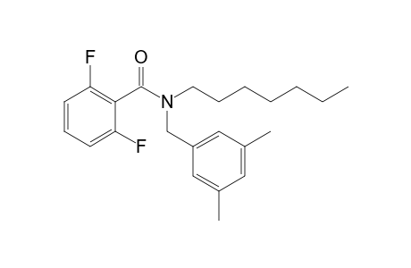 Benzamide, 2,6-difluoro-N-(3,5-dimethylbenzyl)-N-heptyl-