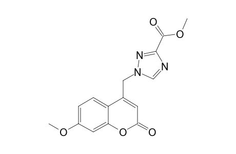 METHYL-1-[(7-METHOXY-2-OXO-2H-CHROMEN-4-YL)-METHYL]-1,2,4-TRIAZOLE-3-CARBOXYLATE
