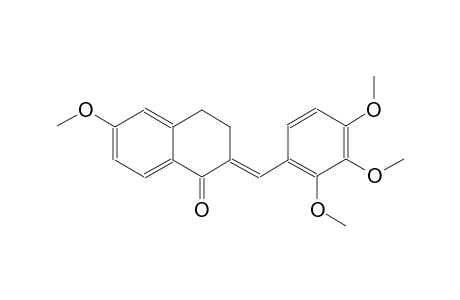 (2E)-6-methoxy-2-(2,3,4-trimethoxybenzylidene)-3,4-dihydro-1(2H)-naphthalenone