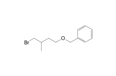 (4-bromanyl-3-methyl-butoxy)methylbenzene