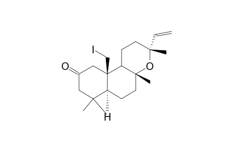 8.alpha.,13-Epoxy-20-iodolabdan-14-en-2-one