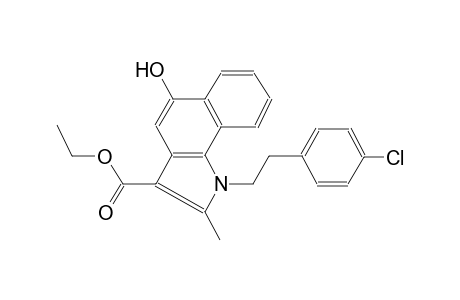 ethyl 1-[2-(4-chlorophenyl)ethyl]-5-hydroxy-2-methyl-1H-benzo[g]indole-3-carboxylate