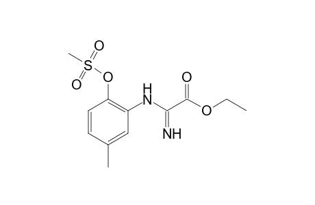 N-(2-Mestyloxy-5-methylphenyl)-.alpha,-carbethoxyamidine