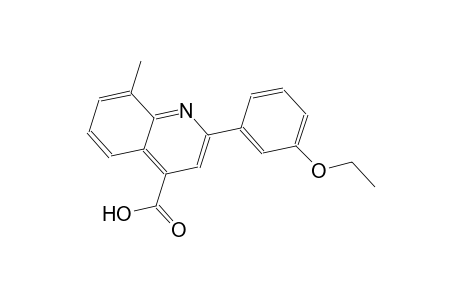 2-(3-ethoxyphenyl)-8-methyl-4-quinolinecarboxylic acid