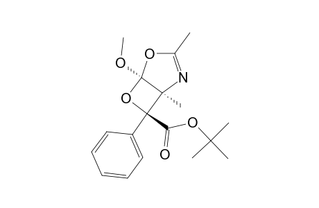 ENDO-5-METHOXY-1,3-DIMETHYL-7-PHENYL-4,6-DIOXA-2-AZABICYCLO-[3.2.0]-HEPT-2-ENE-7-CARBOXYLIC-ACID-TERT.-BUTYLESTER