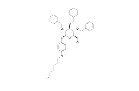 PARA-OCTYLOXYPHENYL-2,3,4-TRI-O-BENZYL-1-THIO-BETA-D-GLUCOPYRANOSIDE
