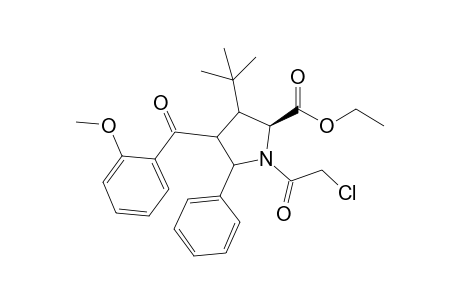 Proline, 1-(chloroacetyl)-3-(1,1-dimethylethyl)-4-(2-methoxybenzoyl)-5-phenyl-, ethyl ester