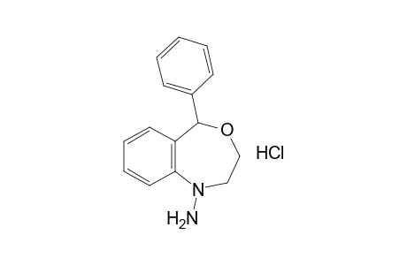 1-AMINO-5-PHENYL-1,2,3,5-TETRAHYDRO-4,1-BENZOXAZEPINE, HYDROCHLORIDE