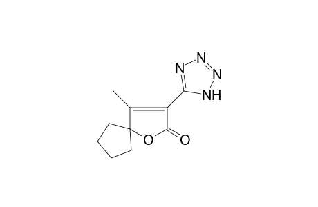 6-Methyl-7-(2H-tetrazol-5-yl)-9-oxaspiro[4.4]non-6-en-8-one