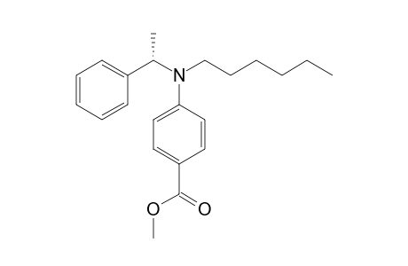 Methyl 4-{N-hexyl-N-[(1S)-phenylethyl]amino}-benzoate