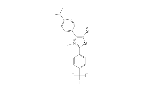 MESOIONIC-2-(PARA-TRIFLUOROPHENYL)-3-METHYL-4-(PARA-ISOPROPYLPHENYL)-1,3-THIAZOLIUM-5-THIOLATE