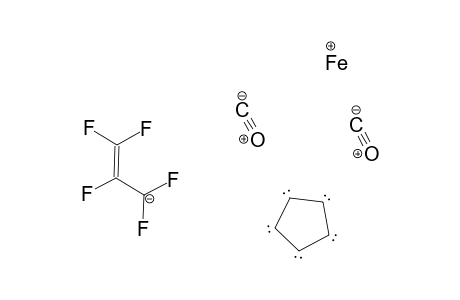 Iron, dicarbonyl-.pi.-cyclopentadienyl(pentafluoropropenyl)-