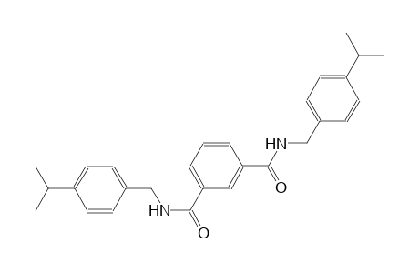 1,3-benzenedicarboxamide, N~1~,N~3~-bis[[4-(1-methylethyl)phenyl]methyl]-