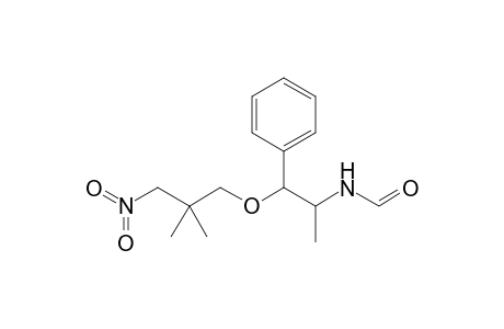 N-[1-Methyl-2-(2'-methyl-2'-nitromethylpropoxy)-2-phenylethyl]formamide
