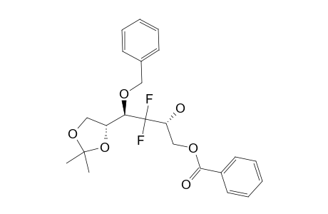 (2R,4R,5R)-4-O-BENZYL-1-O-BENZOYL-3,3-DIFLUORO-5,6-O-ISOPROPYLIDENEHEXANE-1,2,4,5,6-PENTOL