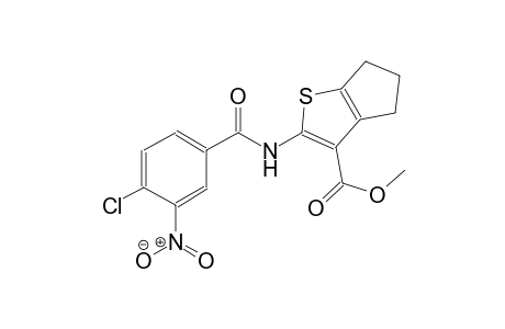 methyl 2-[(4-chloro-3-nitrobenzoyl)amino]-5,6-dihydro-4H-cyclopenta[b]thiophene-3-carboxylate