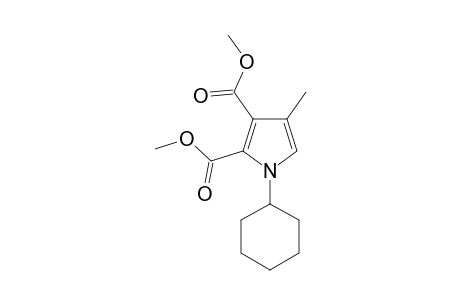 DIMETHYL-1-CYCLOHEXYL-4-METHYL-1H-PYRROLE-2,3-DICARBOXYLATE