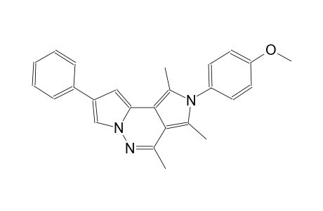 2-(4-methoxyphenyl)-1,3,4-trimethyl-8-phenyl-2H-dipyrrolo[1,2-b:3,4-d]pyridazine