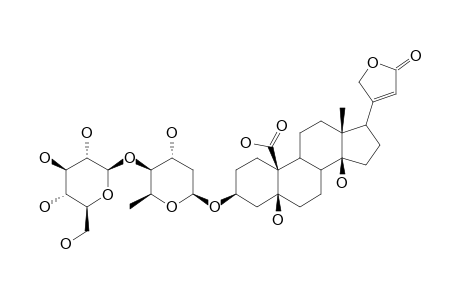 CHEIRANTHOSIDE-IX;3-O-BETA-D-GLUCOPYRANOSYL-(1->4)-BETA-D-BOIVIOPYRANOSYL-CHEIRANTHIDIN