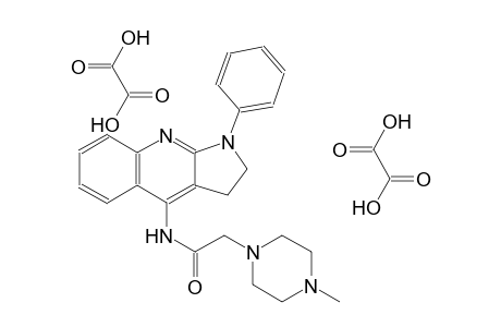 2-(4-methyl-1-piperazinyl)-N-(1-phenyl-2,3-dihydro-1H-pyrrolo[2,3-b]quinolin-4-yl)acetamide diethanedioate