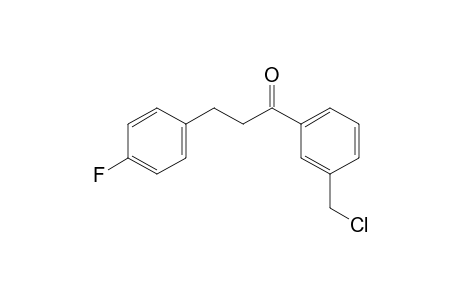 1-(3-(Chloromethyl)phenyl)-3-(4-fluorophenyl)propan-1-one