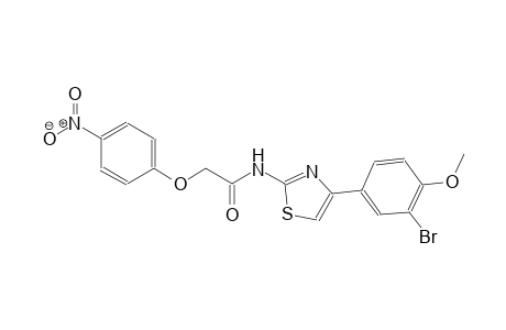 N-[4-(3-bromo-4-methoxyphenyl)-1,3-thiazol-2-yl]-2-(4-nitrophenoxy)acetamide