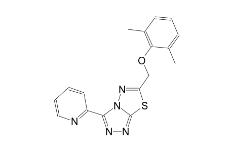 [1,2,4]triazolo[3,4-b][1,3,4]thiadiazole, 6-[(2,6-dimethylphenoxy)methyl]-3-(2-pyridinyl)-